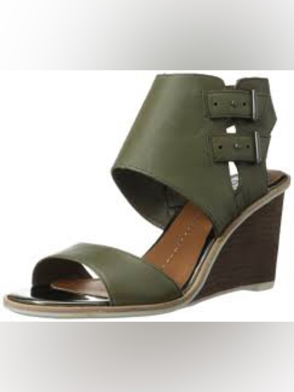 DV by Dolce Vita NIB Women's Cambria Wedge Sandal with Buckle Straps